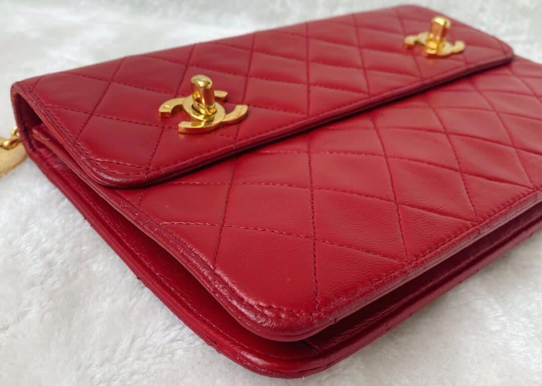 Chanel  Timeless Classic CC Double Turn Lock Bag