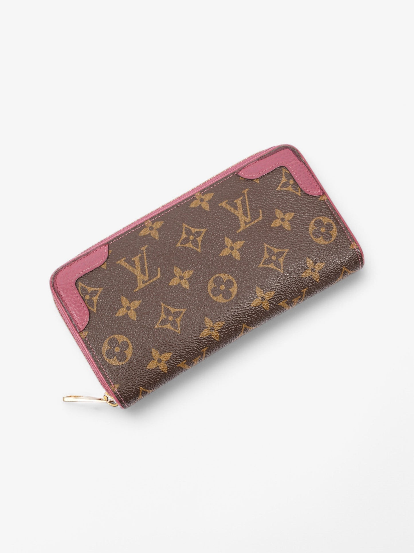 Louis Vuitton Zippy Wallet Monogram / Rose Coated Canvas