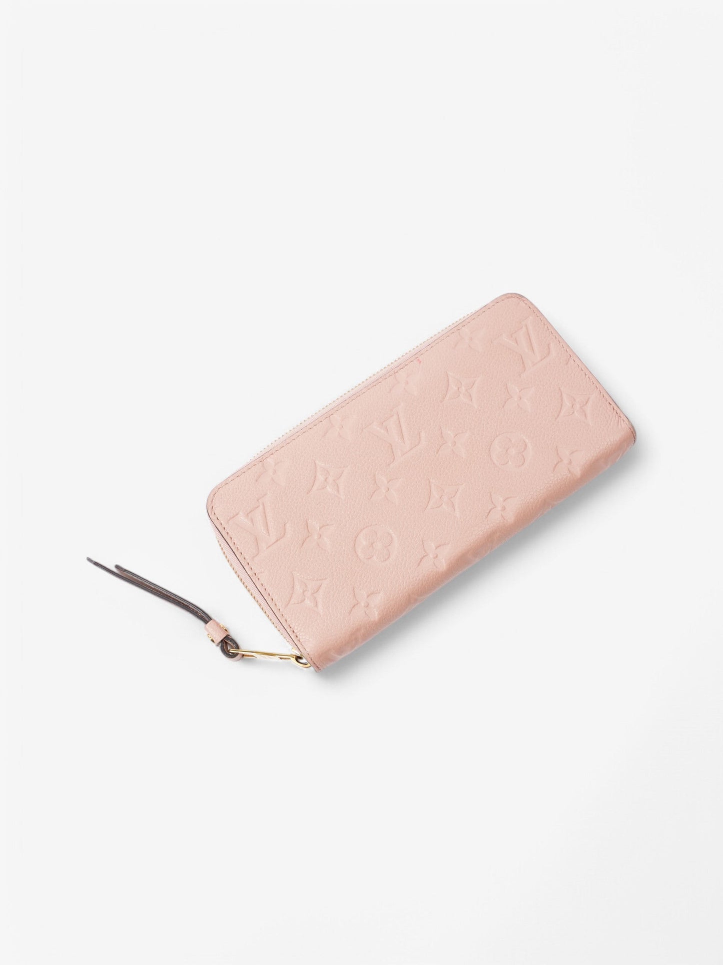 Louis Vuitton Zippy Wallet Rose Empreinte Leather