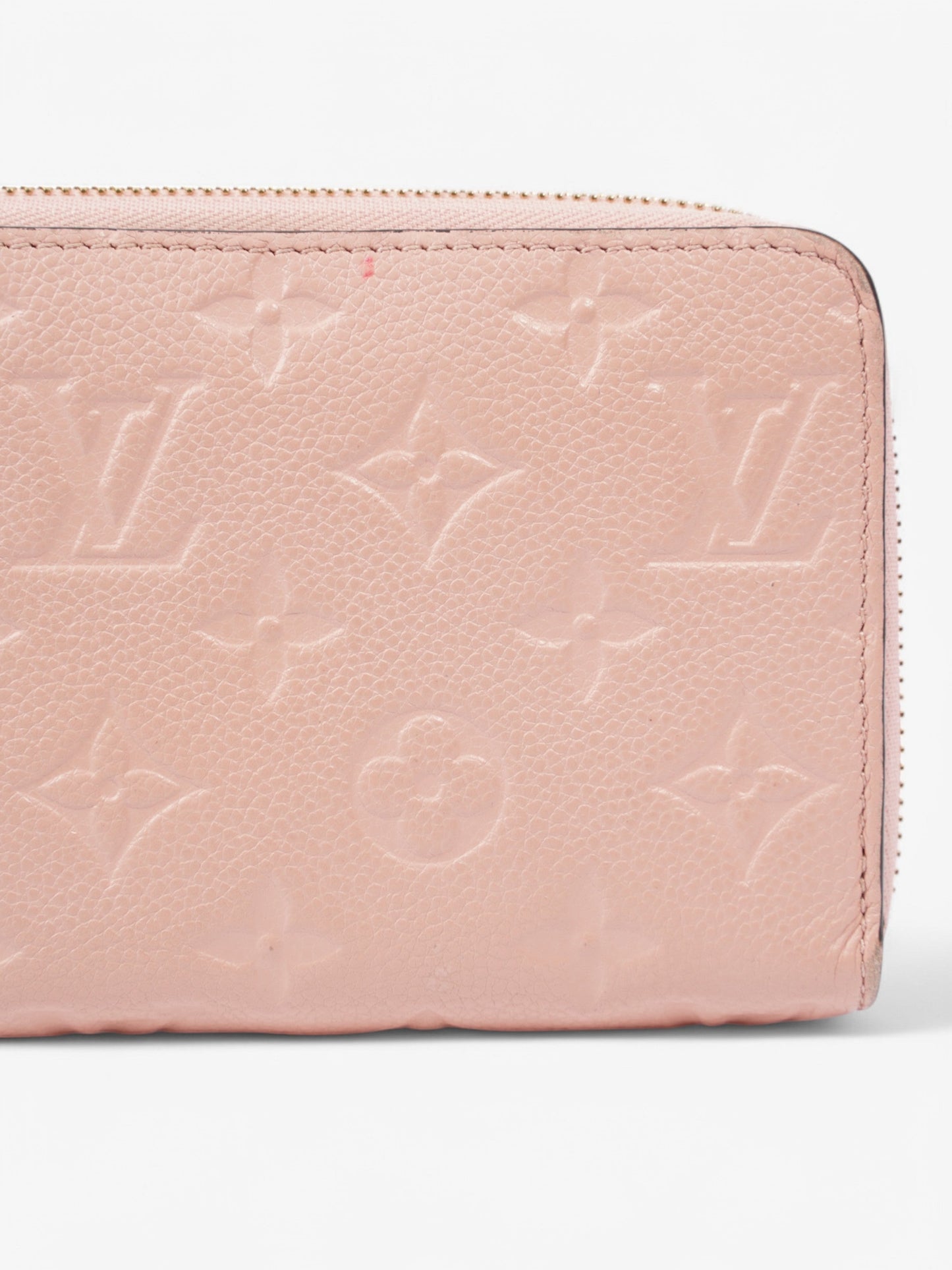 Louis Vuitton Zippy Wallet Rose Empreinte Leather