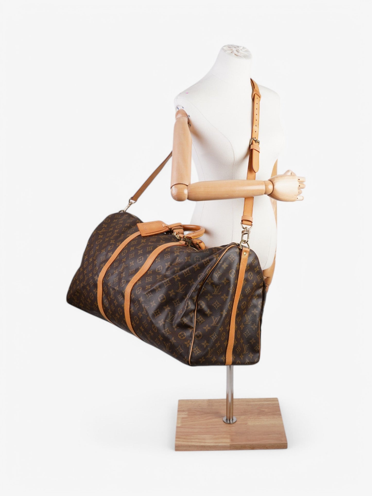 Louis Vuitton Keepall Bandouliere Monogram Coated Canvas 60