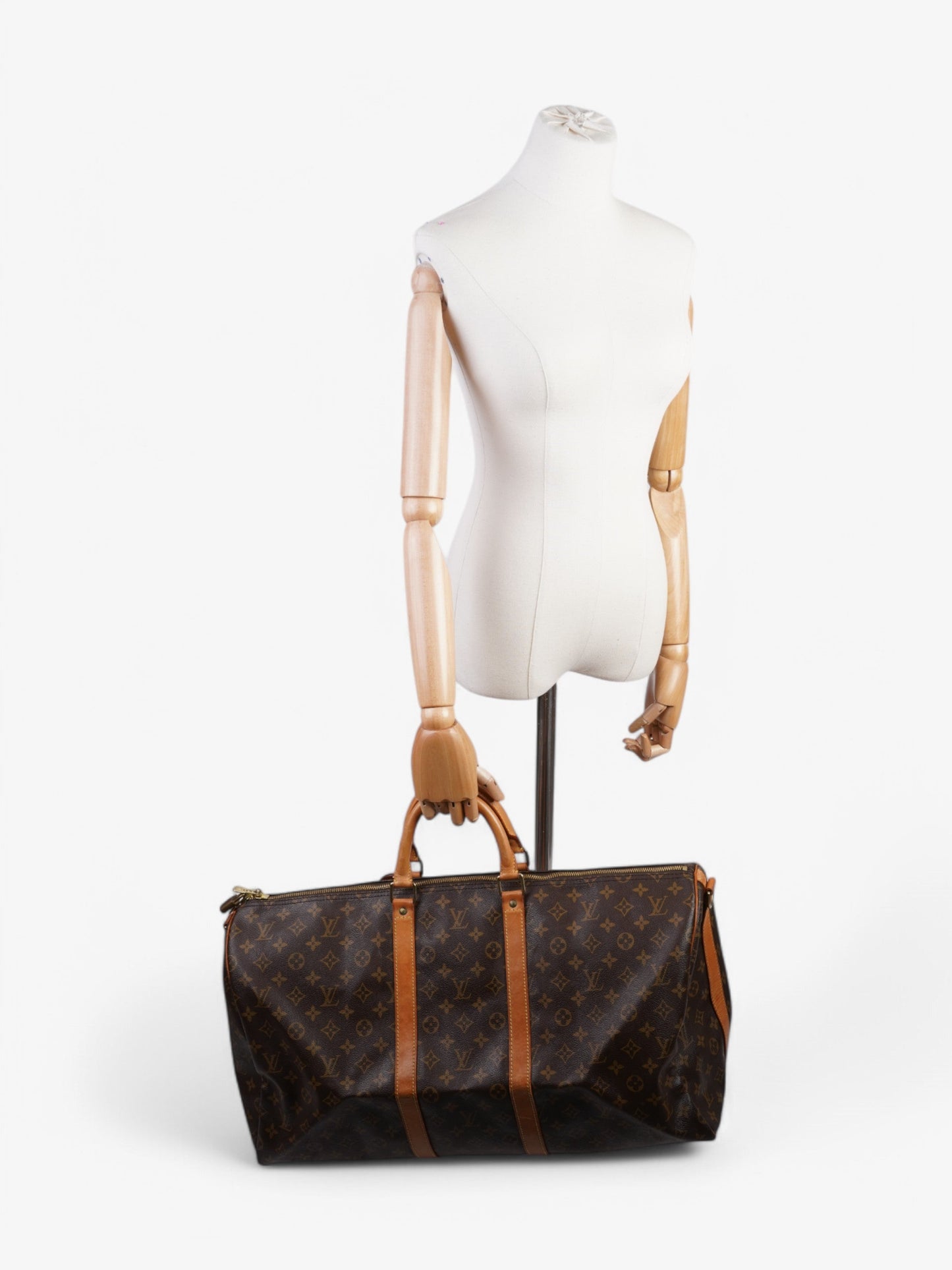 Louis Vuitton Keepall Bandouliere Monogram Coated Canvas 55