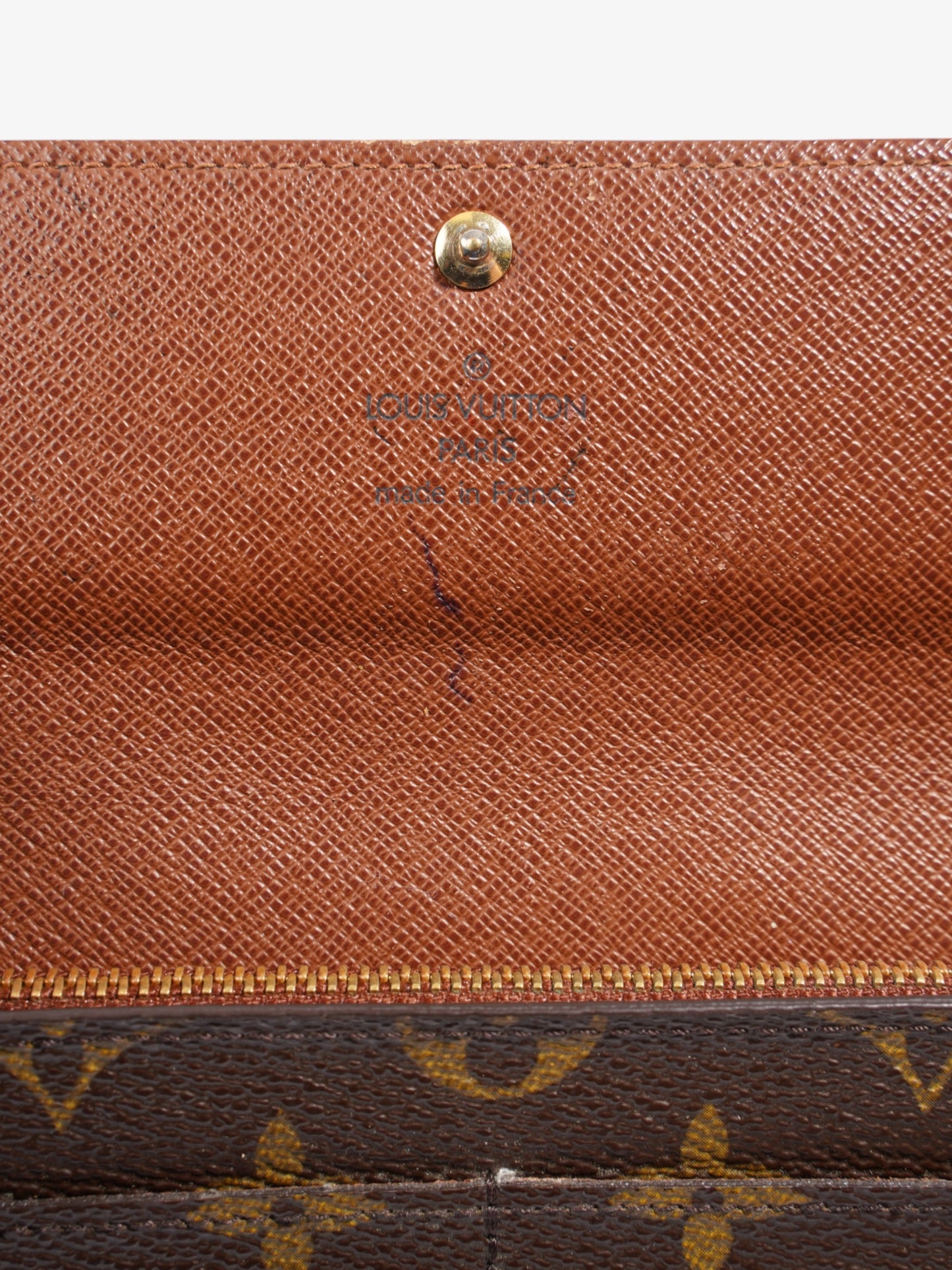 Louis Vuitton Pochette Porte Monecredit Monogram Coated Canvas