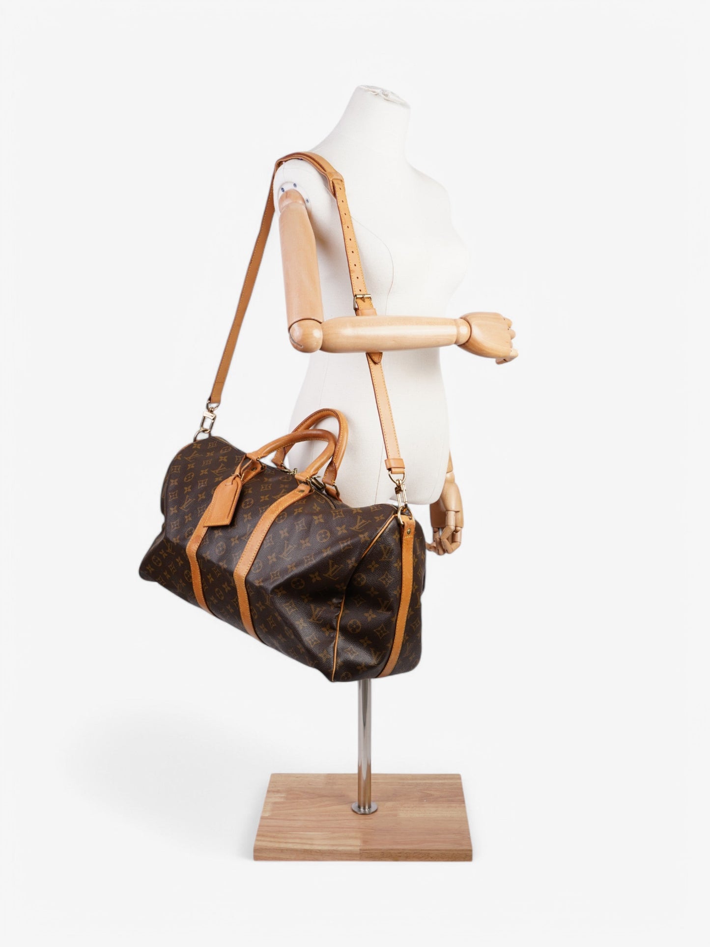 Louis Vuitton Keepall Bandouliere Monogram Coated Canvas 45
