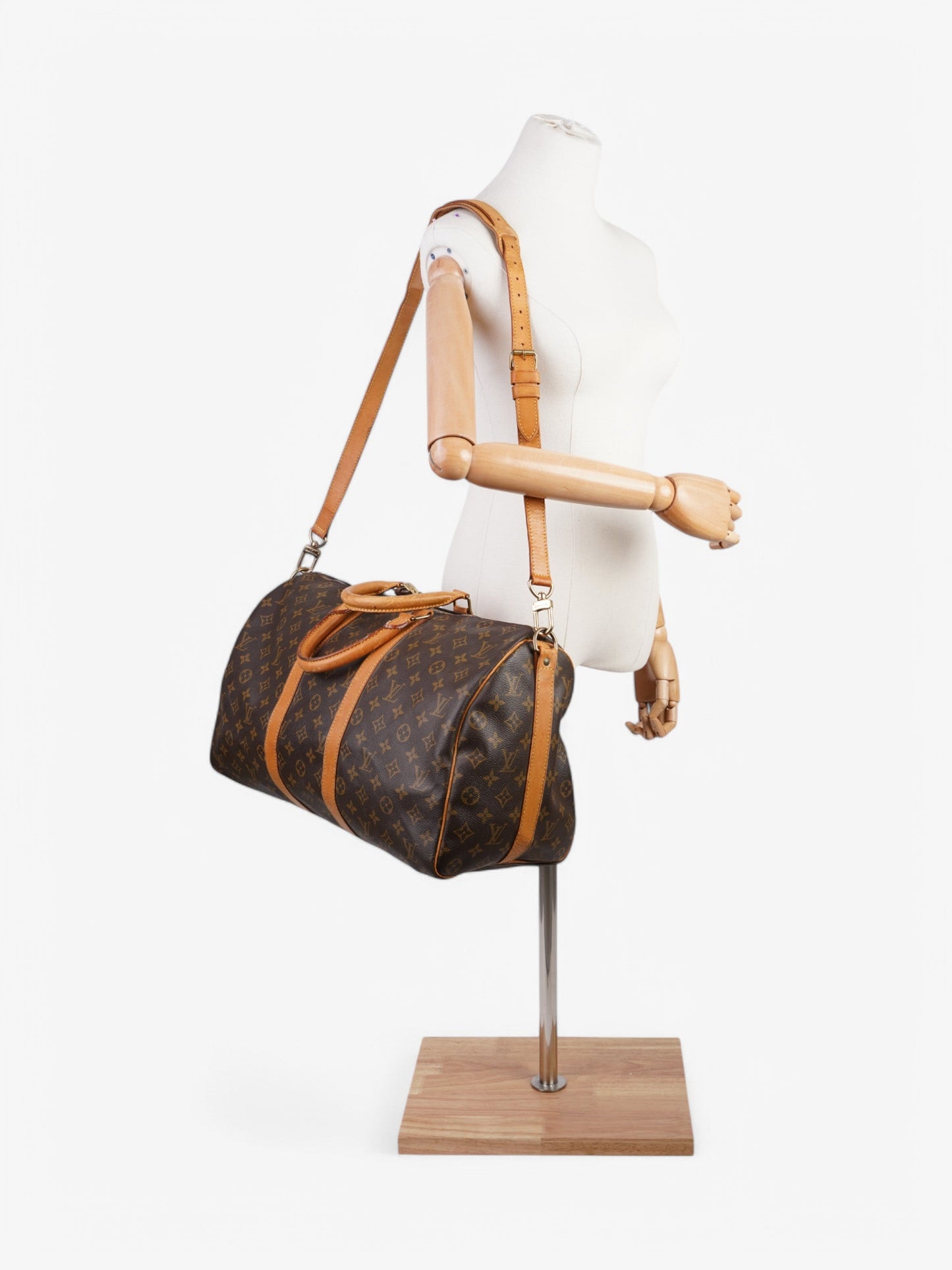 Louis Vuitton Keepall Bandouliere Monogram Coated Canvas 45