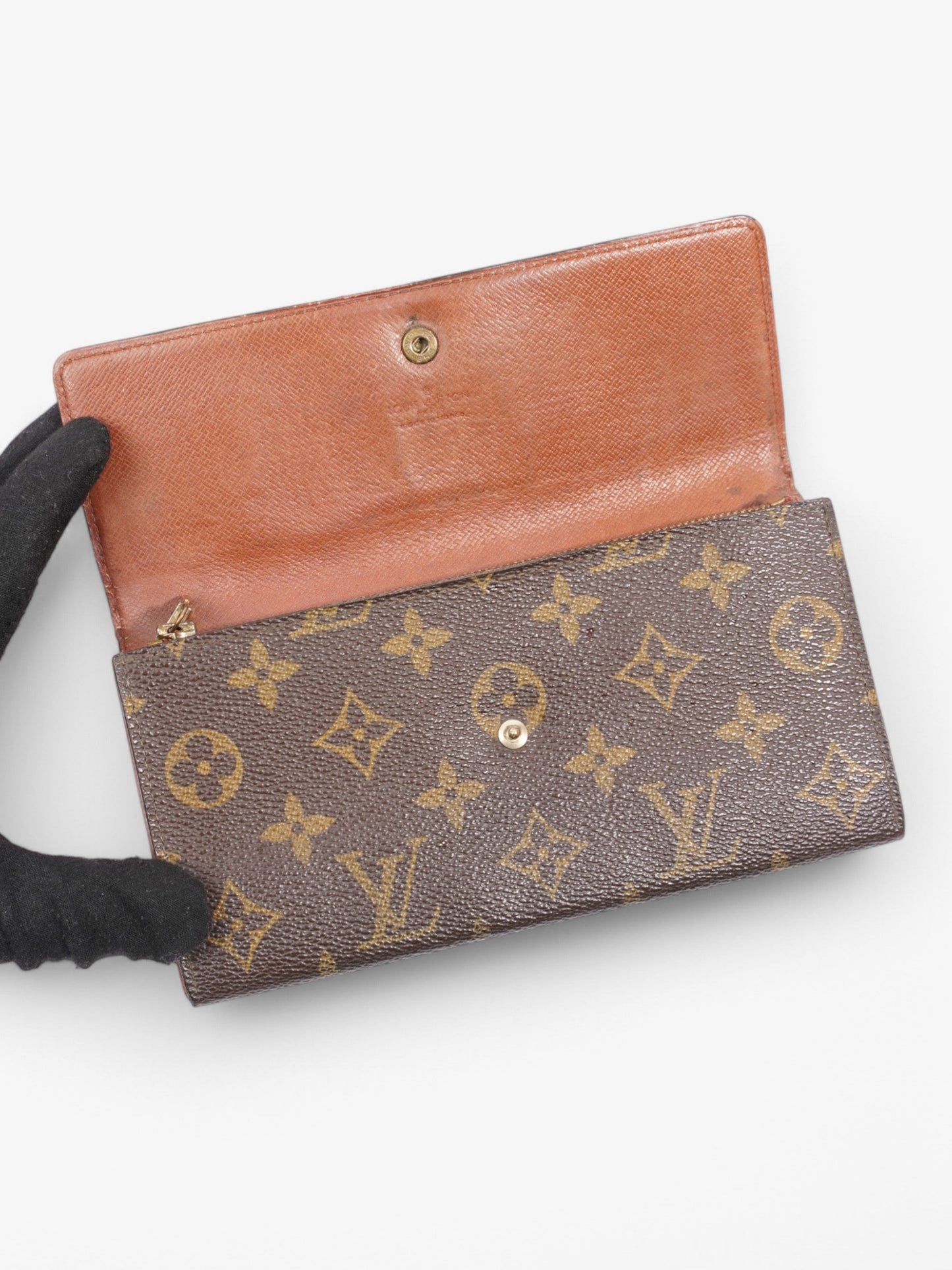 Louis Vuitton Pochette Porte Monecredit Monogram Coated Canvas