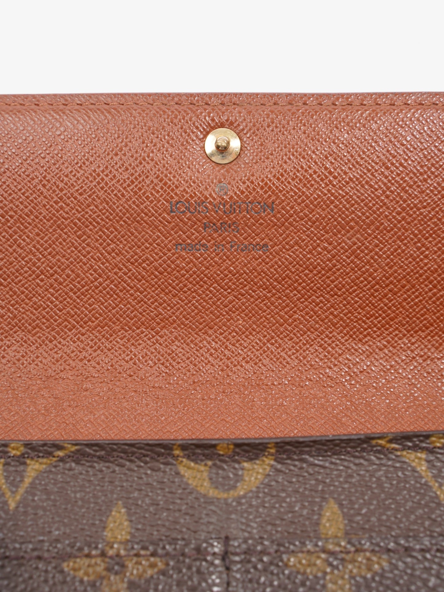 Louis Vuitton Pochette Porte Monecredit Monogram Coated Canvas