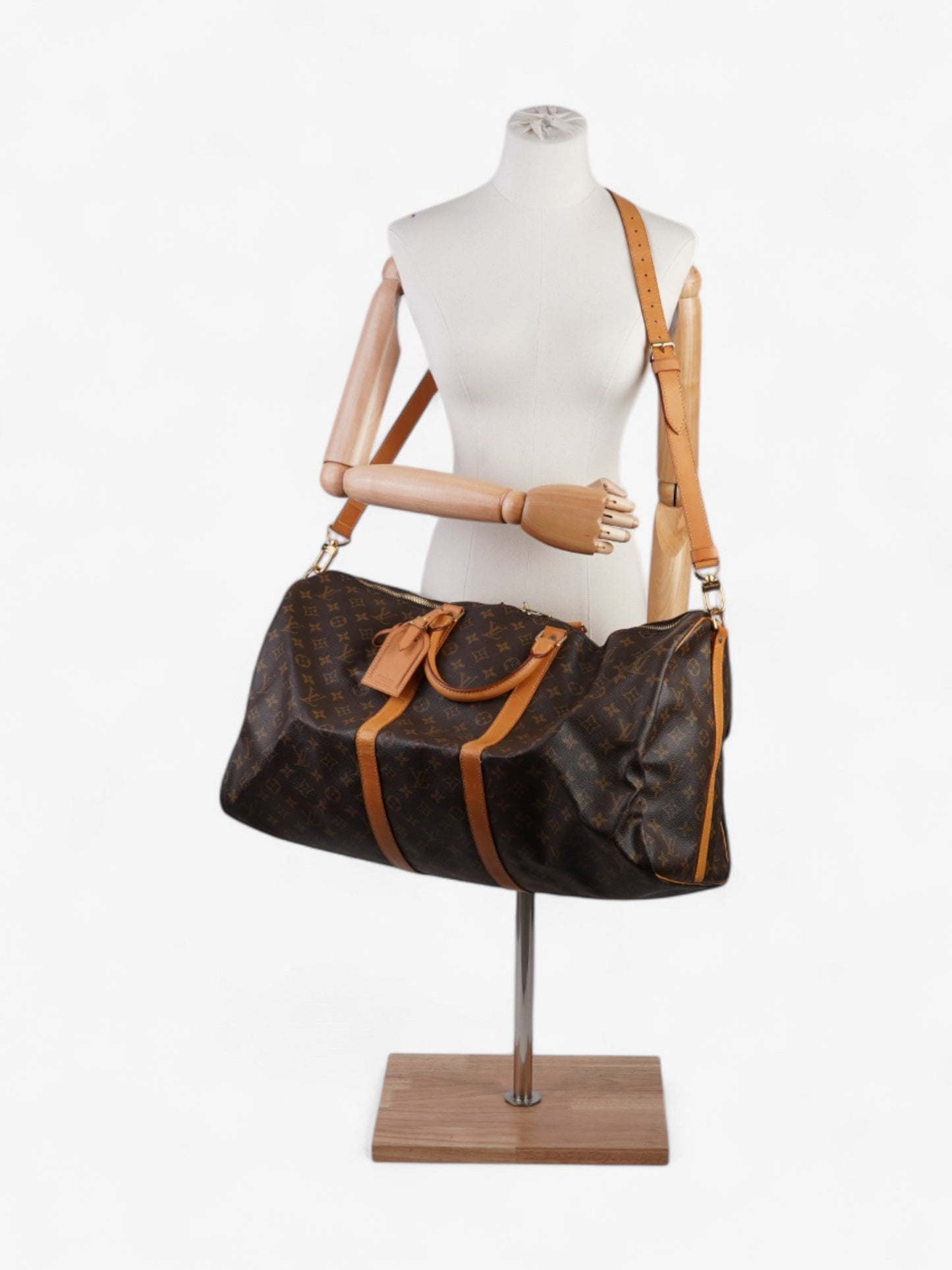 Louis Vuitton Keepall Bandouliere Monogram Coated Canvas 55