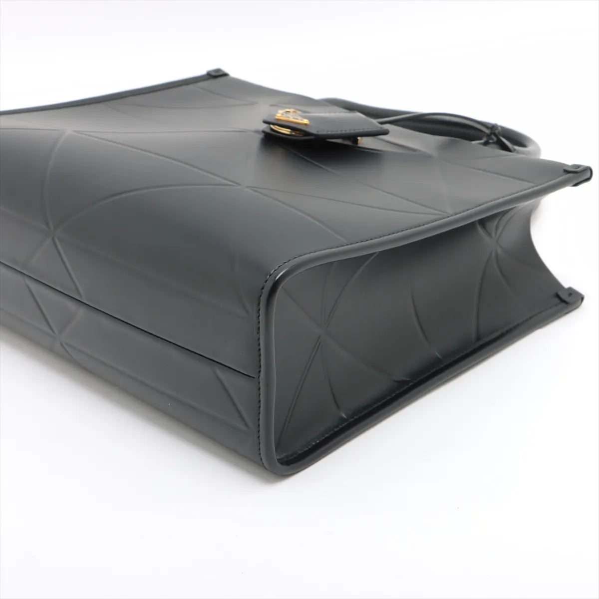 Prada Black Leather Symbole Shopping Bag [Clearance Sale]