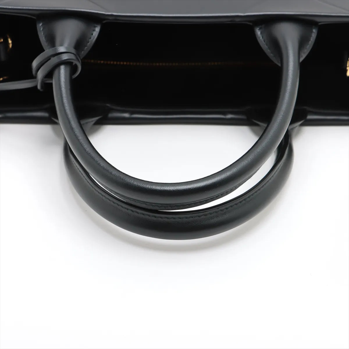 Prada Black Leather Symbole Shopping Bag [Clearance Sale]
