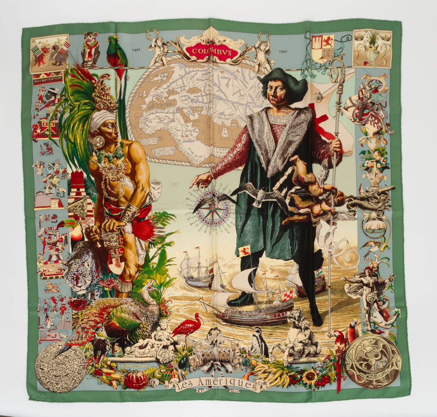Hermes Les Ameriques Scarf by Oliver