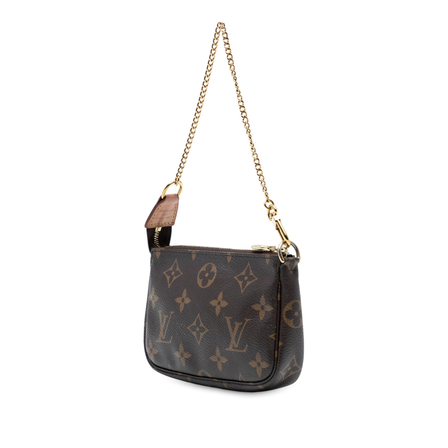 Brown Louis Vuitton Monogram Mini Pochette Accessoires Handbag
