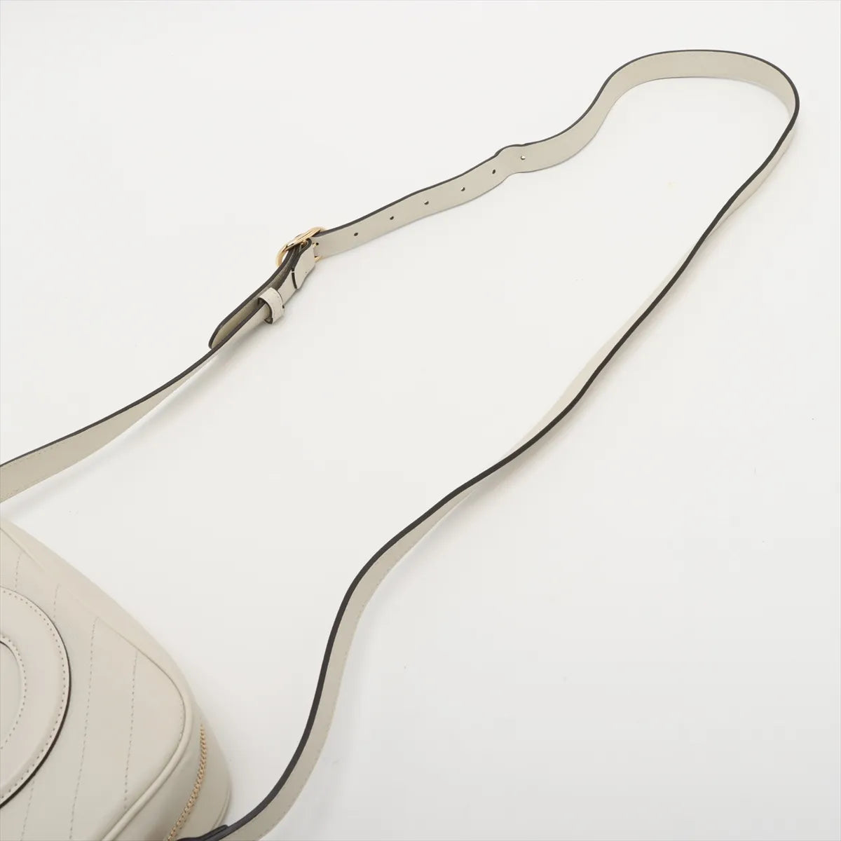 Gucci White Leather Blondie Small Shoulder Bag [Clearance Sale]