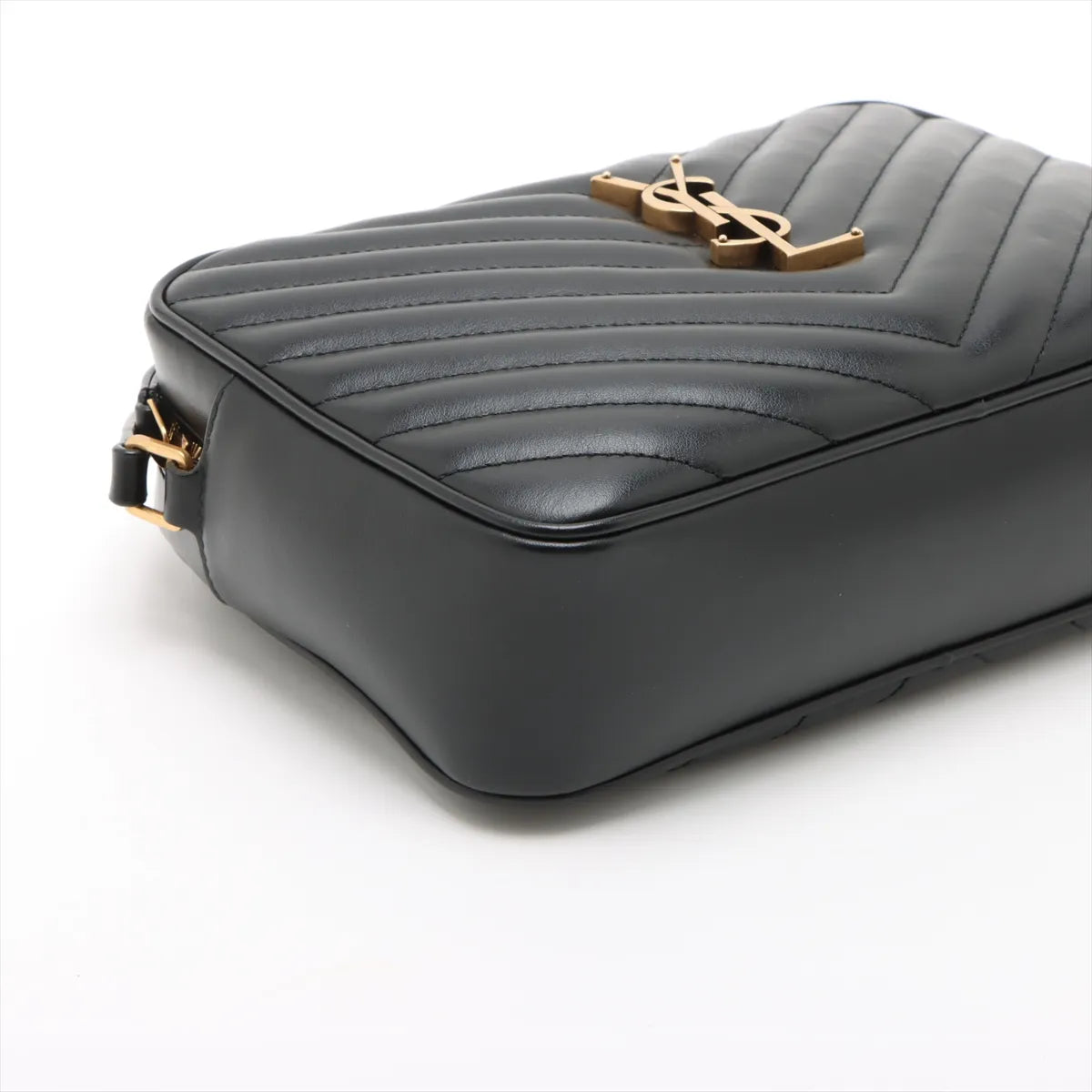 Saint Laurent Black Quilted Leather Lou Camera Bag [Clearance Sale]