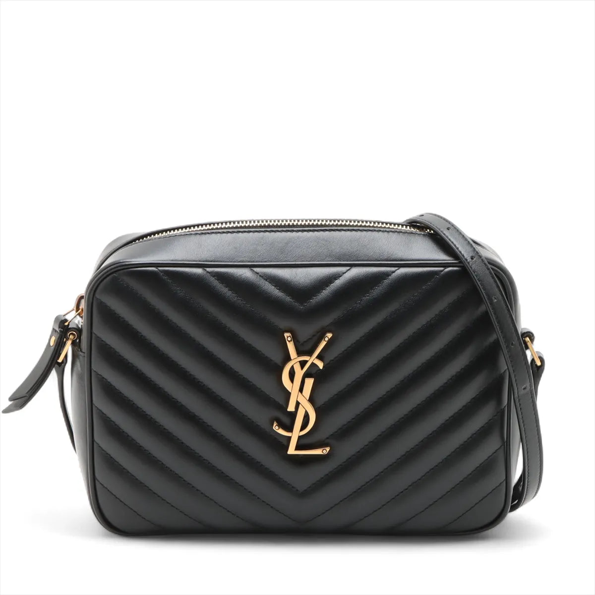 Saint Laurent Black Quilted Leather Lou Camera Bag [Clearance Sale]