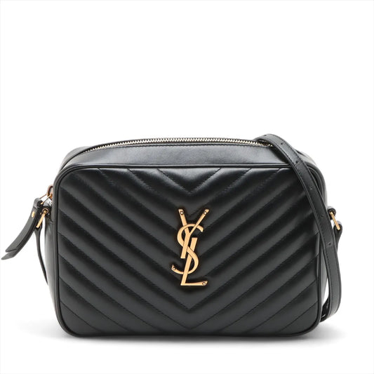 Saint Laurent Black Quilted Leather Lou Camera Bag [Clearance Sale]