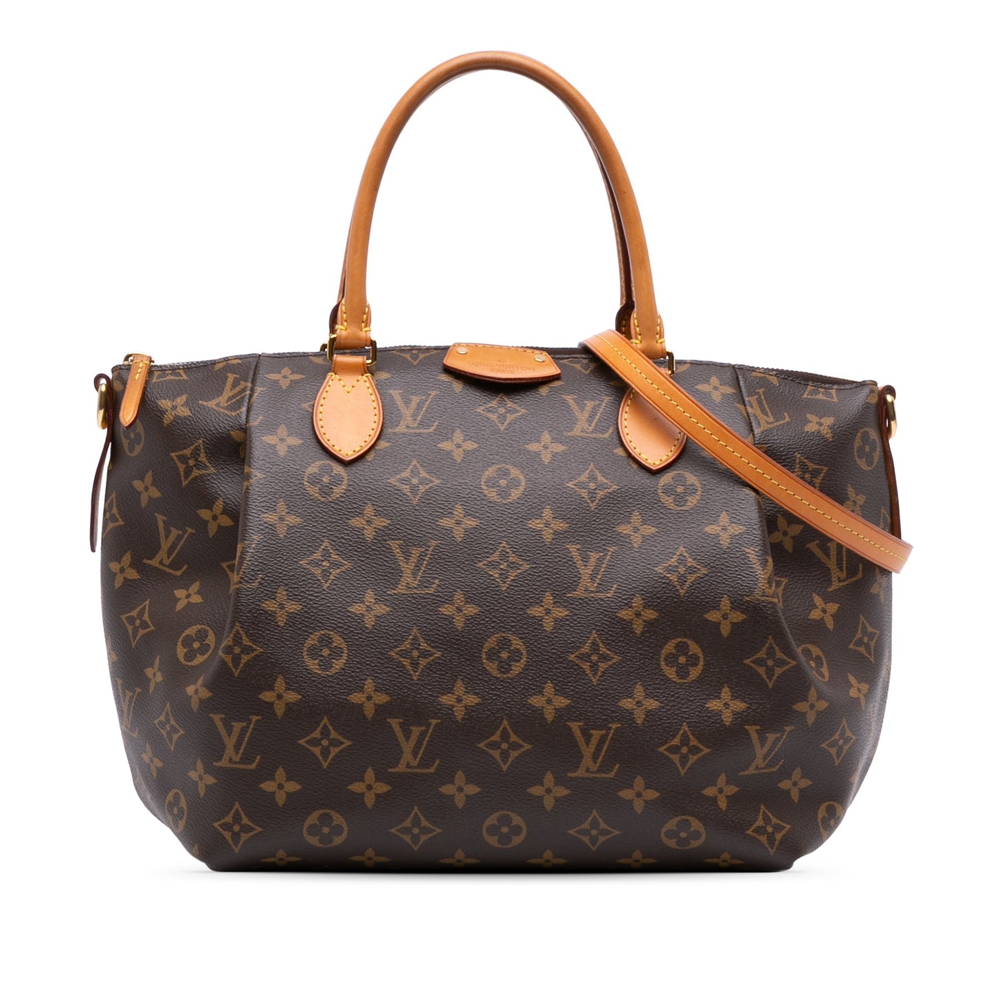 Brown Louis Vuitton Monogram Turenne PM Satchel