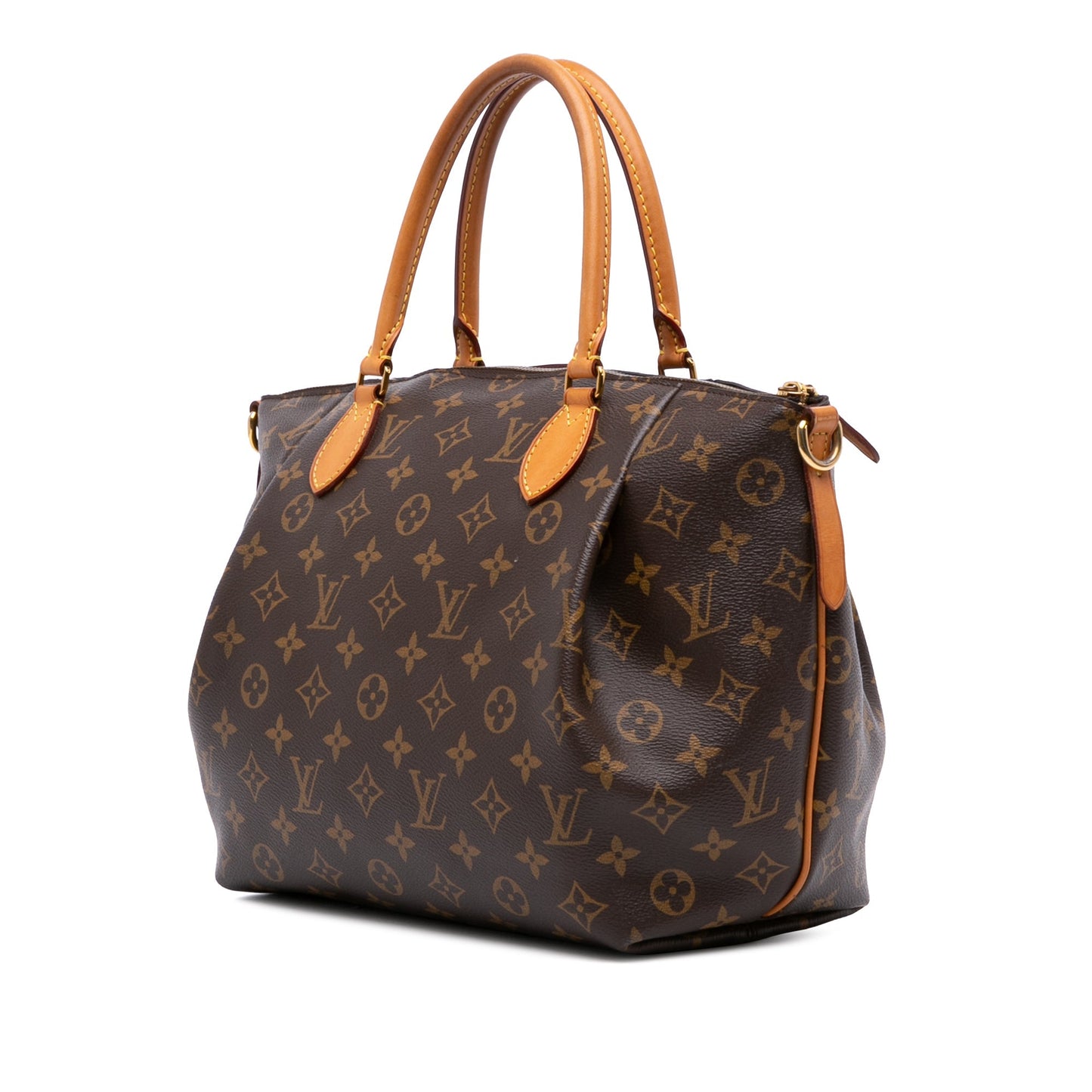 Brown Louis Vuitton Monogram Turenne PM Satchel