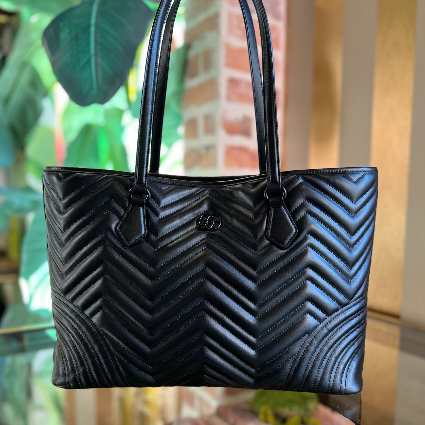 Gucci Leather Tote