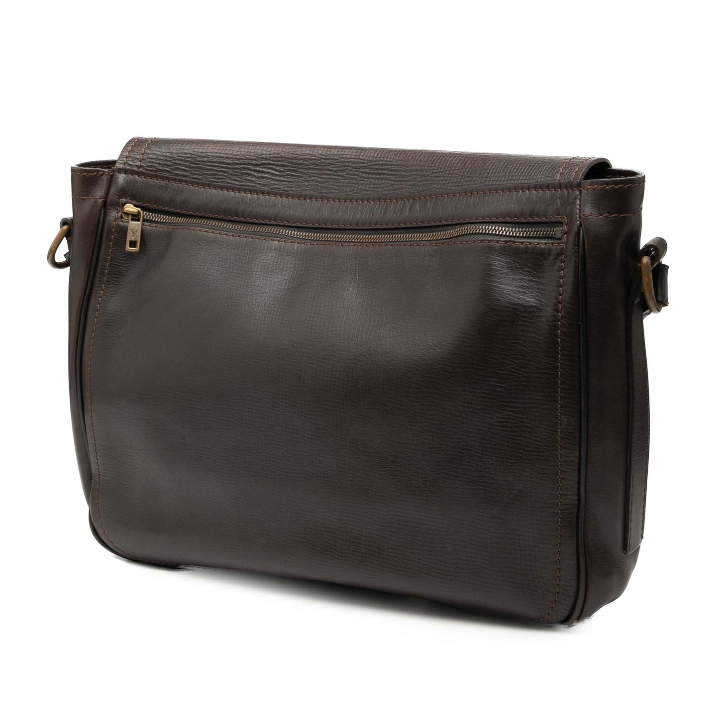 Brown Louis Vuitton Utah Omaha Crossbody Bag