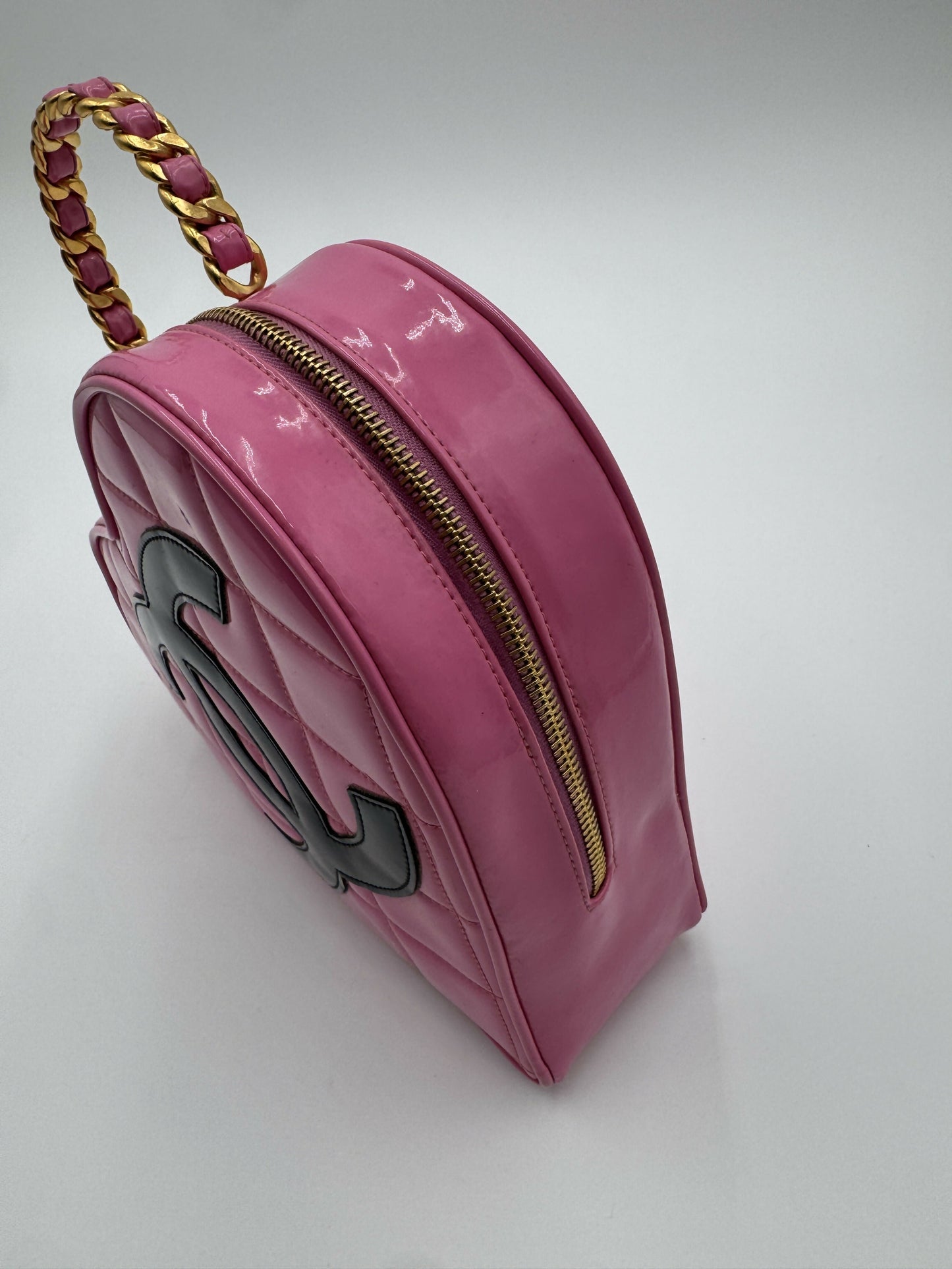 Chanel 1995  Barbie Pink Heart Vanity Bag