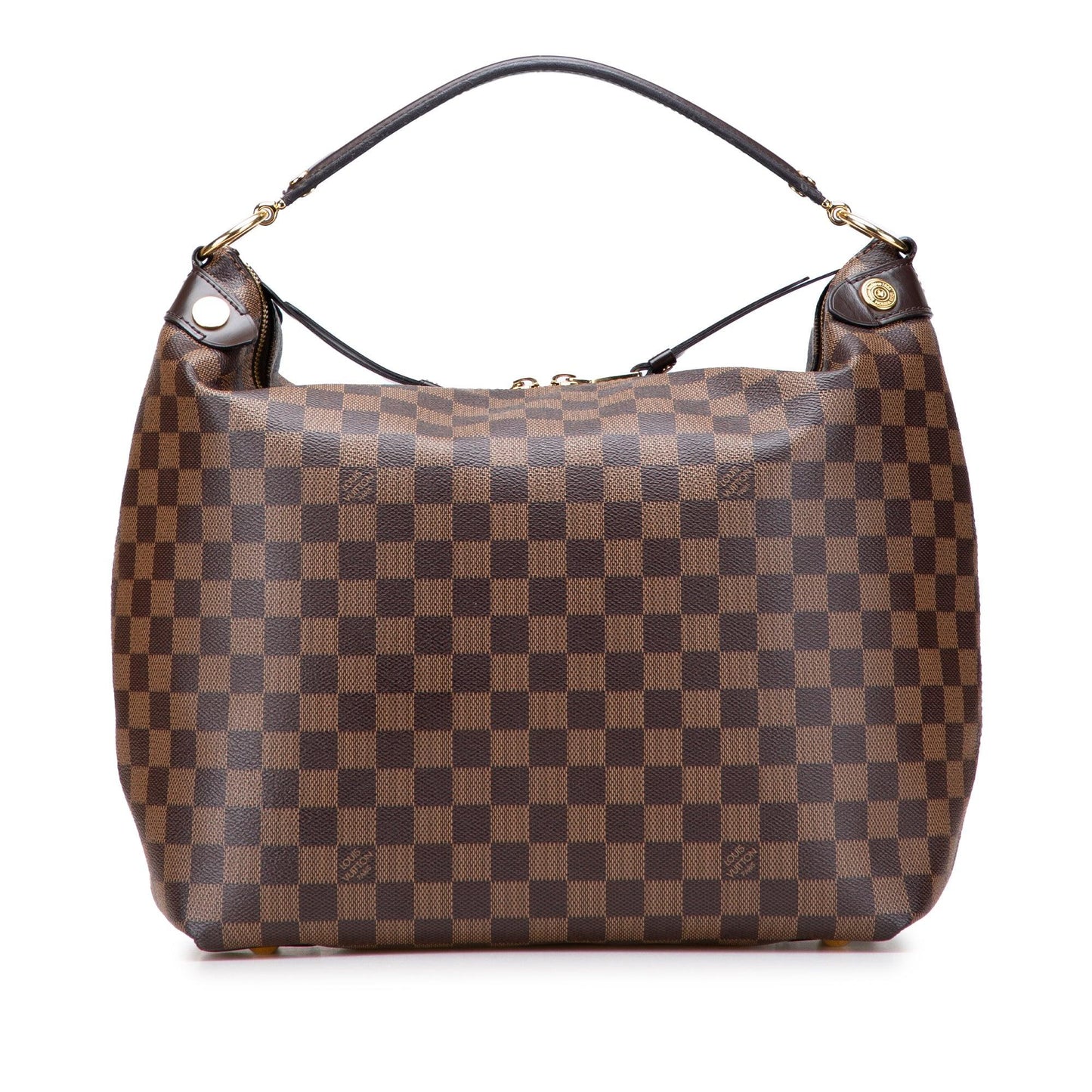 Brown Louis Vuitton Damier Ebene Duomo Hobo Shoulder Bag