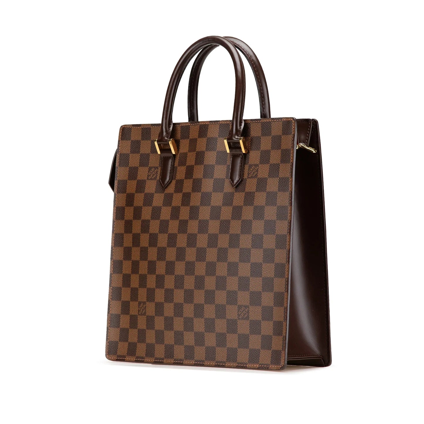 Brown Louis Vuitton Damier Ebene Venice Sac Plat Tote Bag