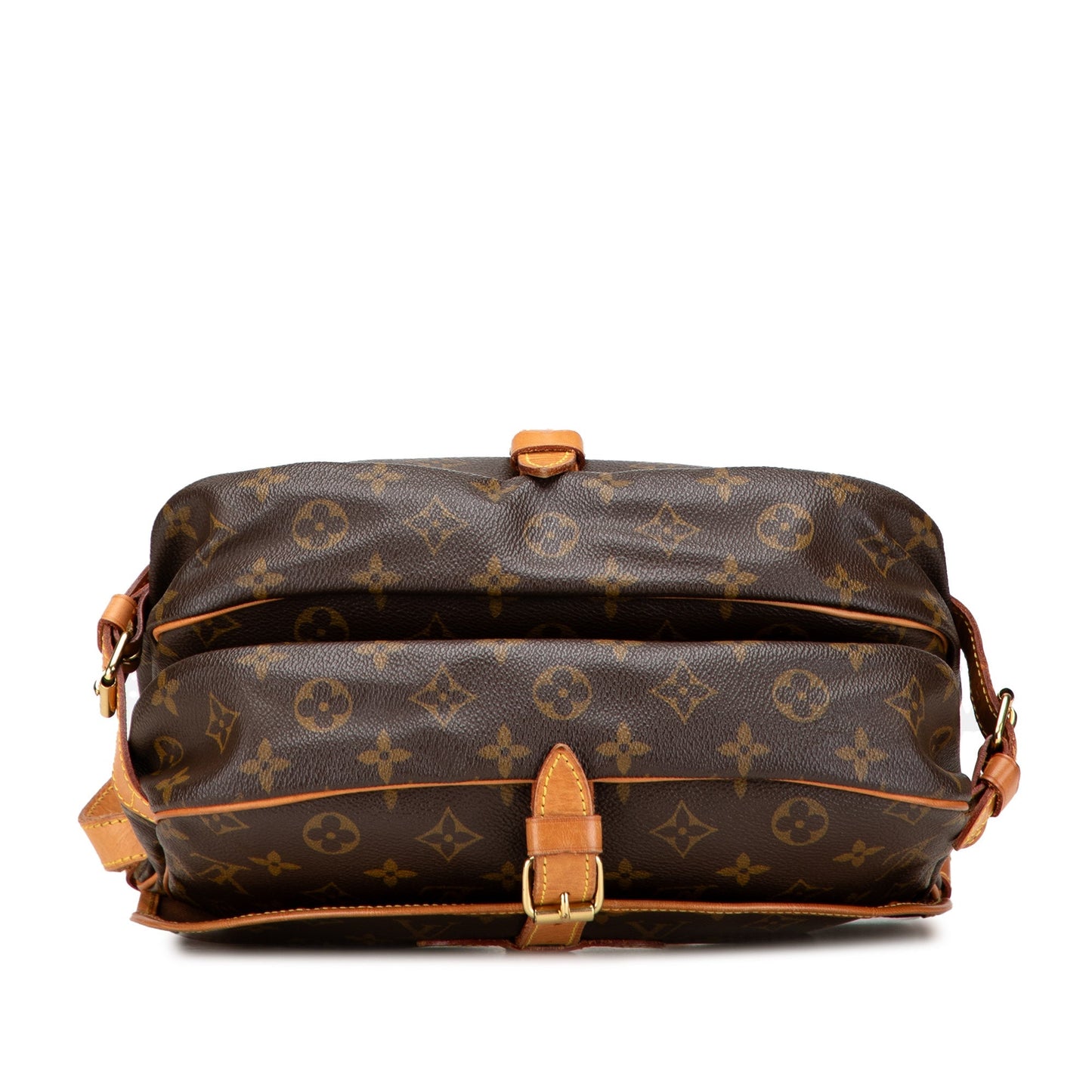 Brown Louis Vuitton Monogram Saumur 25 Crossbody Bag