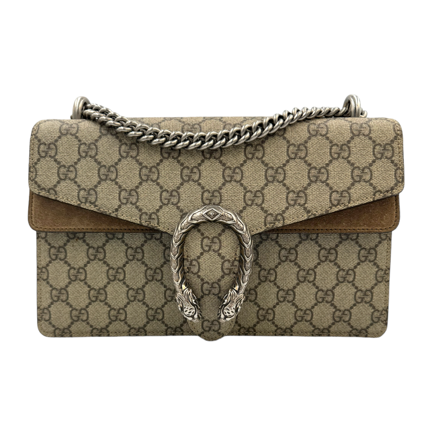 Gucci Dionysus Beige Canvas Chain Crossbody
