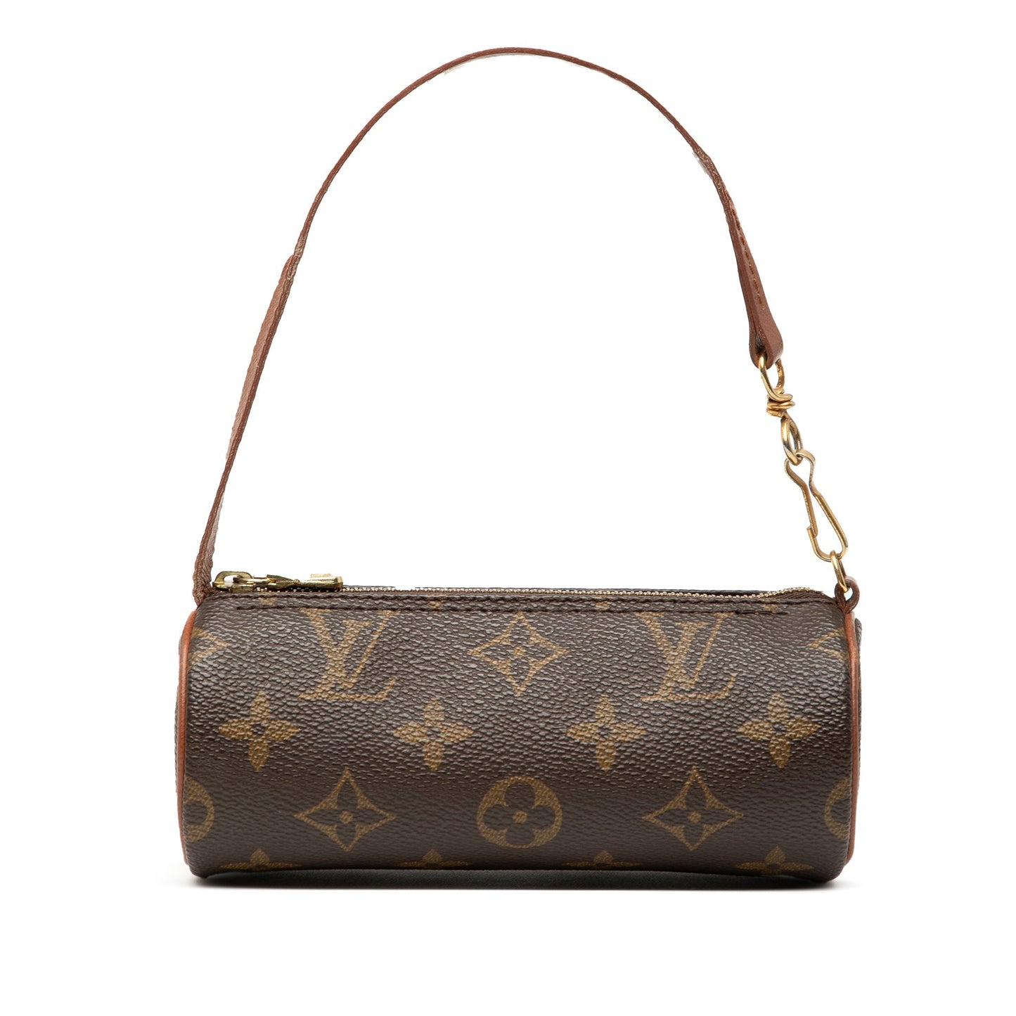 Brown Louis Vuitton Monogram Papillon Pochette Handbag