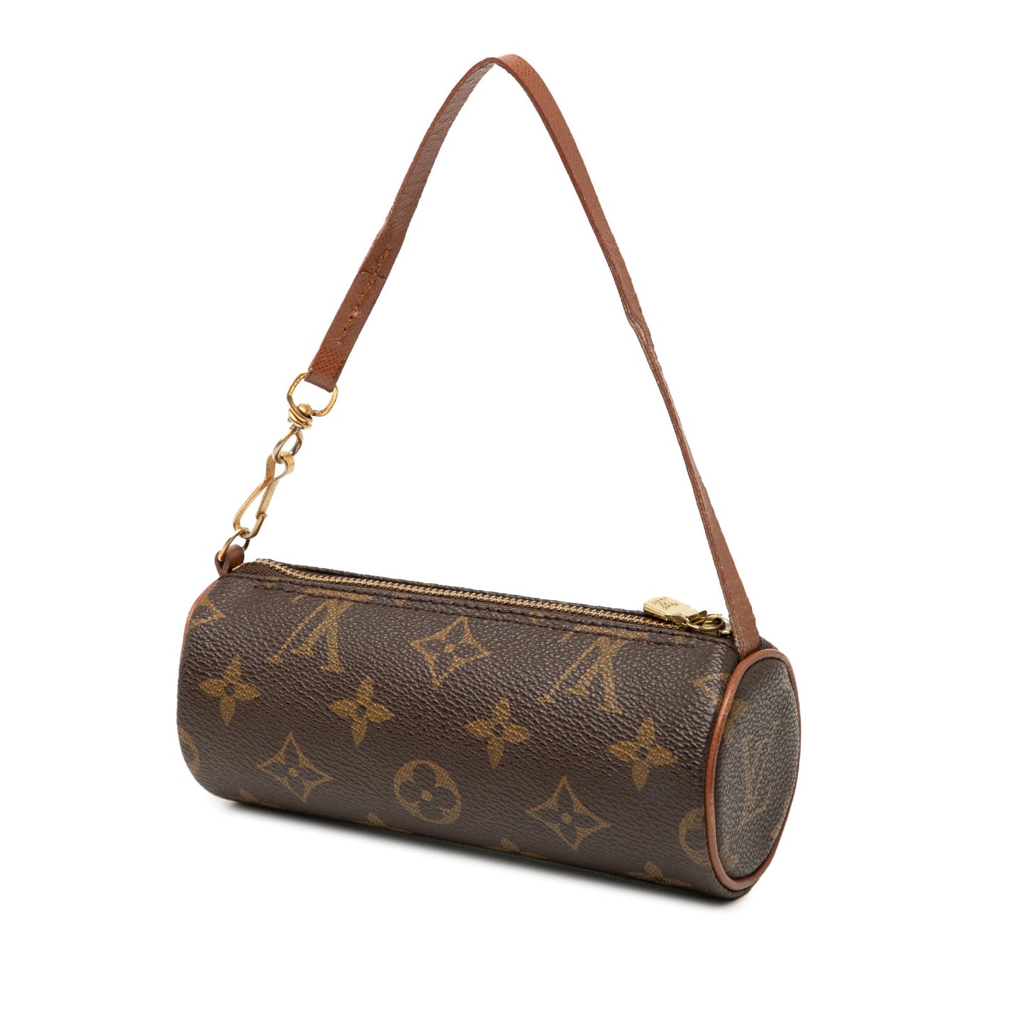 Brown Louis Vuitton Monogram Papillon Pochette Handbag