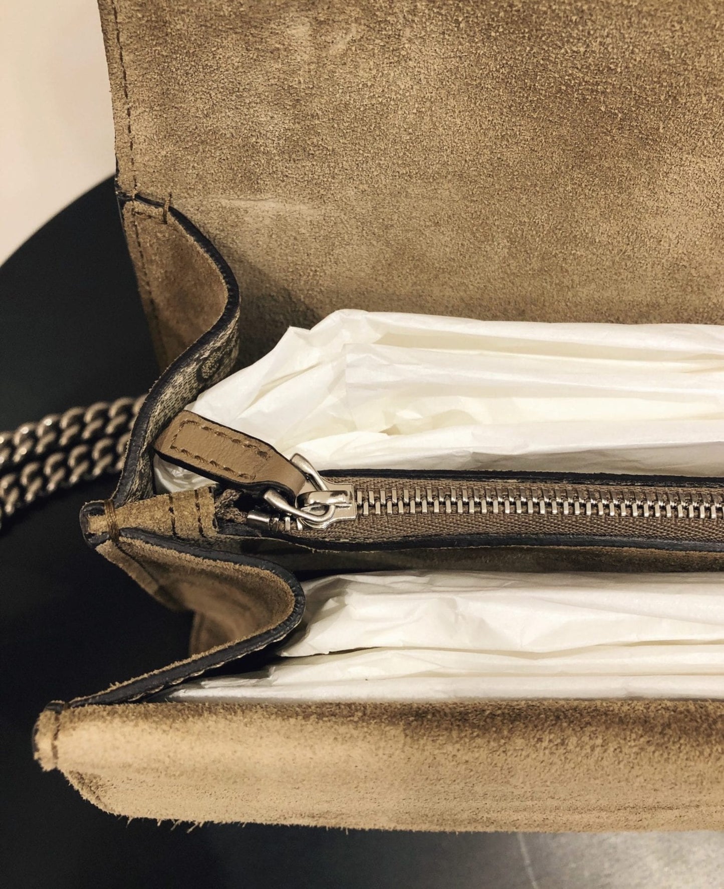 Gucci Dionysus Beige Chain Shoulder Bag