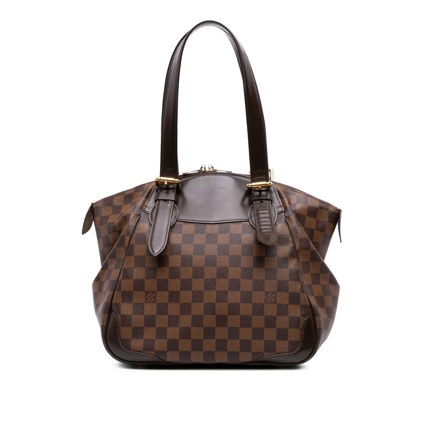 Brown Louis Vuitton Damier Ebene Verona MM Shoulder Bag