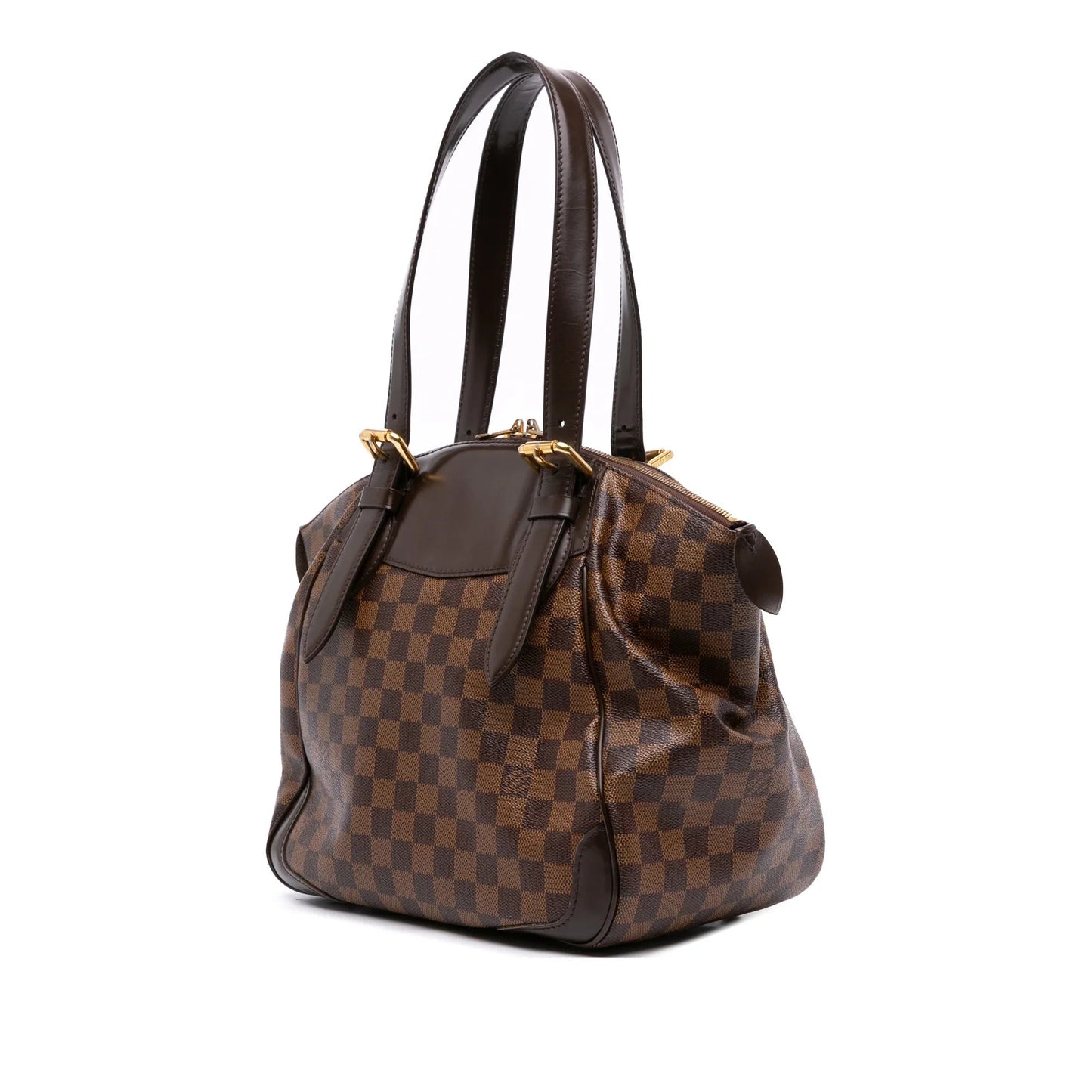 Brown Louis Vuitton Damier Ebene Verona MM Shoulder Bag