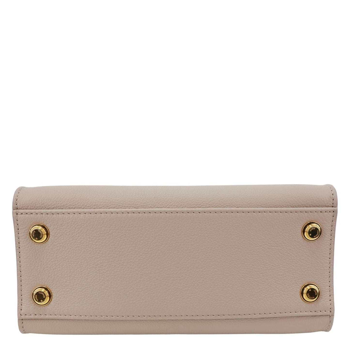 LOUIS VUITTON On My Side PM Monogram Perforated Nappa Leather Shoulder Bag Beige