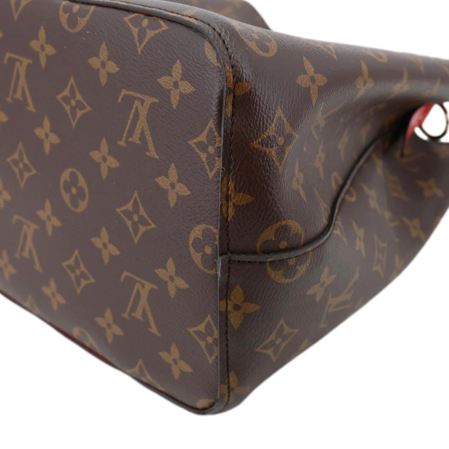 LOUIS VUITTON Neonoe MM Giant Monogram Canvas Bucket Shoulder Bag Brown