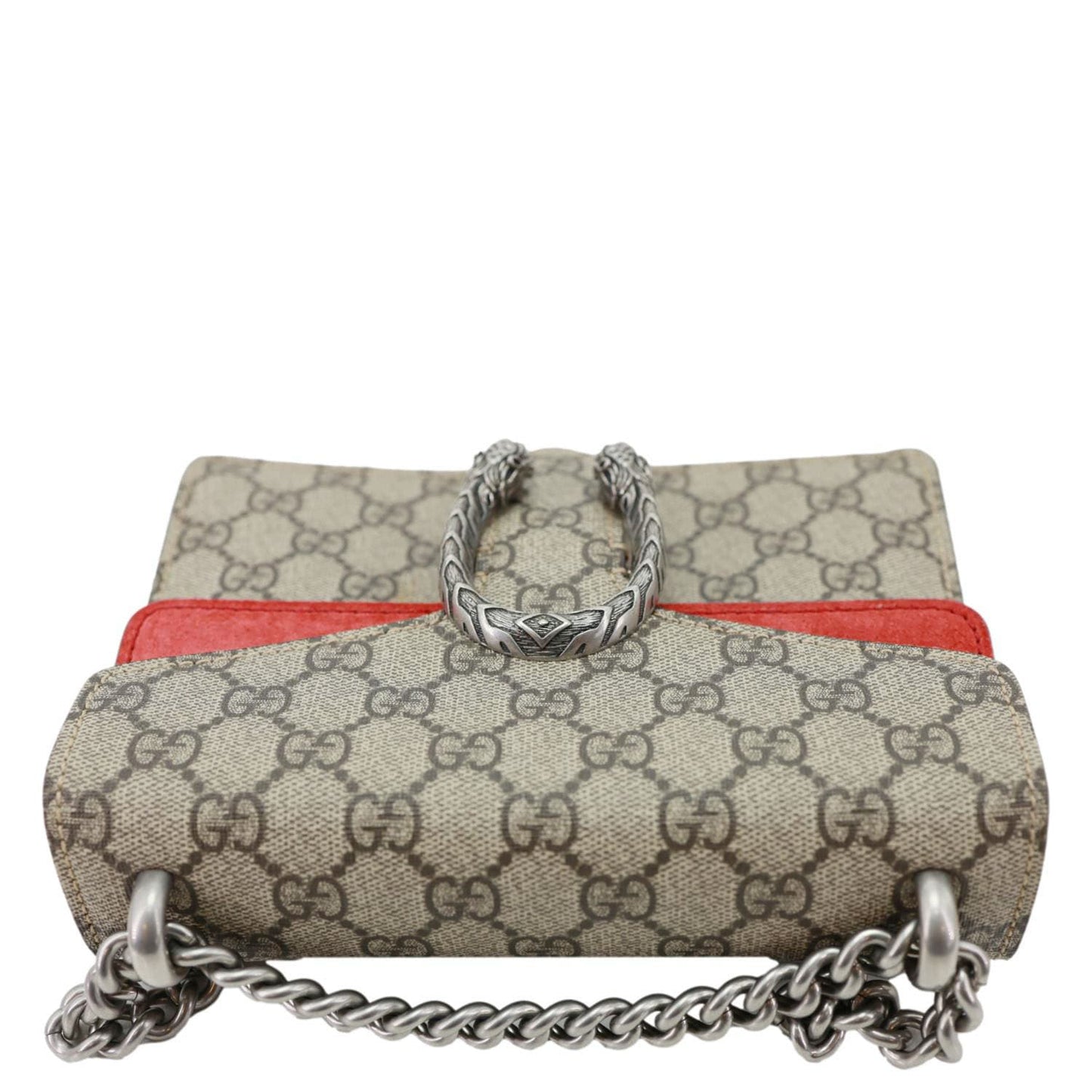 GUCCI Dionysus Mini GG Supreme Canvas Crossbody Bag Beige 421970