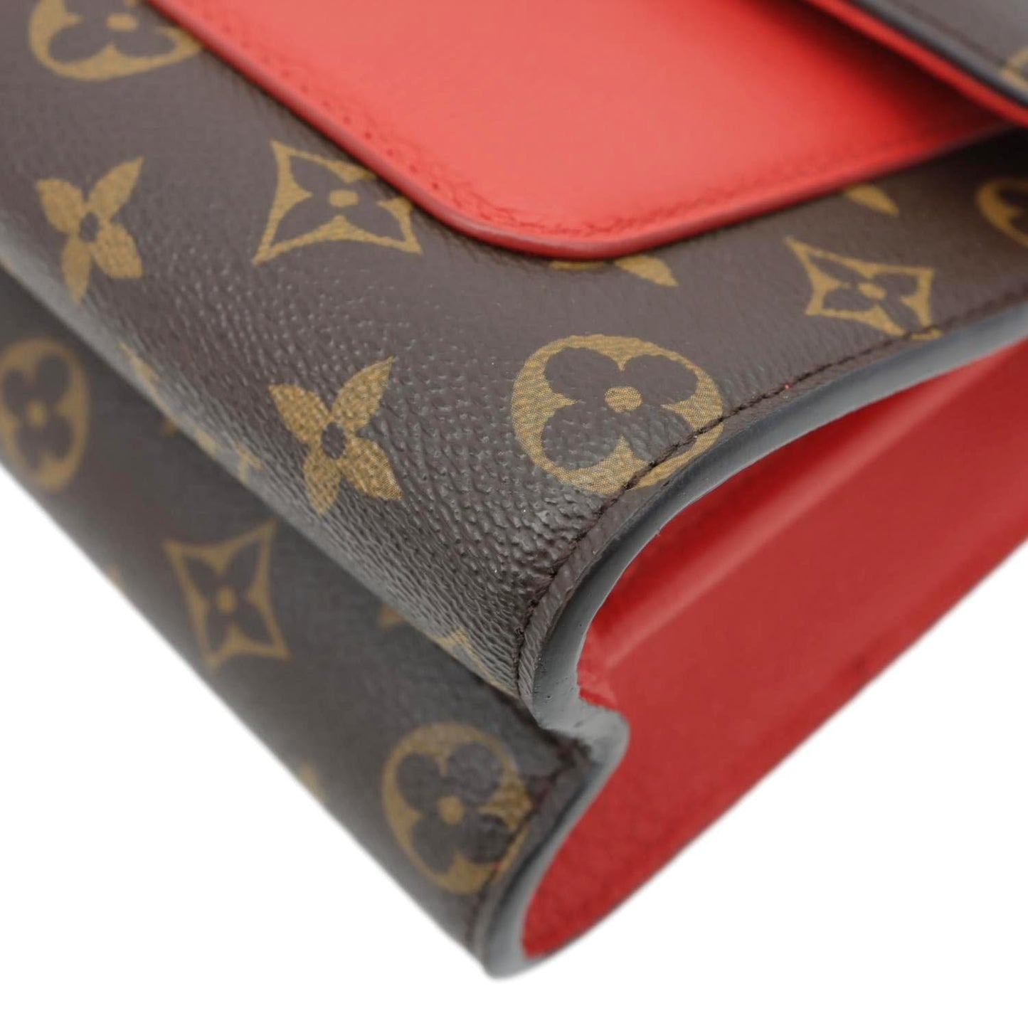 LOUIS VUITTON Victoire Monogram Canvas Crossbody Bag Cerise