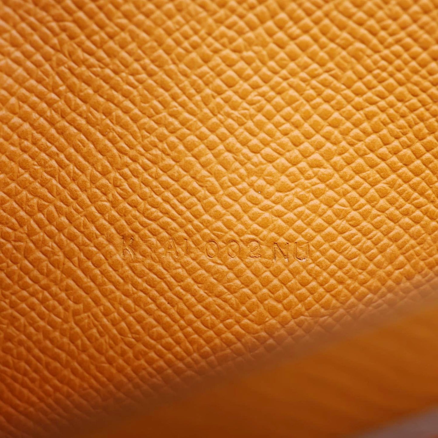 HERMES Constance To Go wallet Epsom Leather Long Wallet Orange