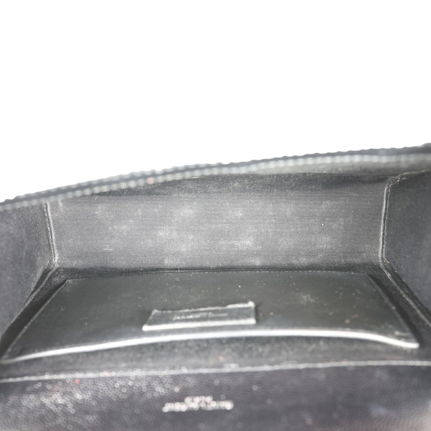 YVES SAINT LAURENT Envelope Medium Mix Matelasse Leather Shoulder Bag Black