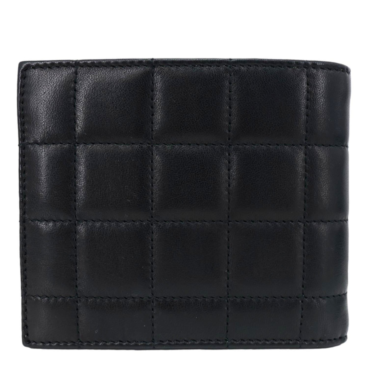 YVES SAINT LAURENT Leather Men's Bifold Wallet Black