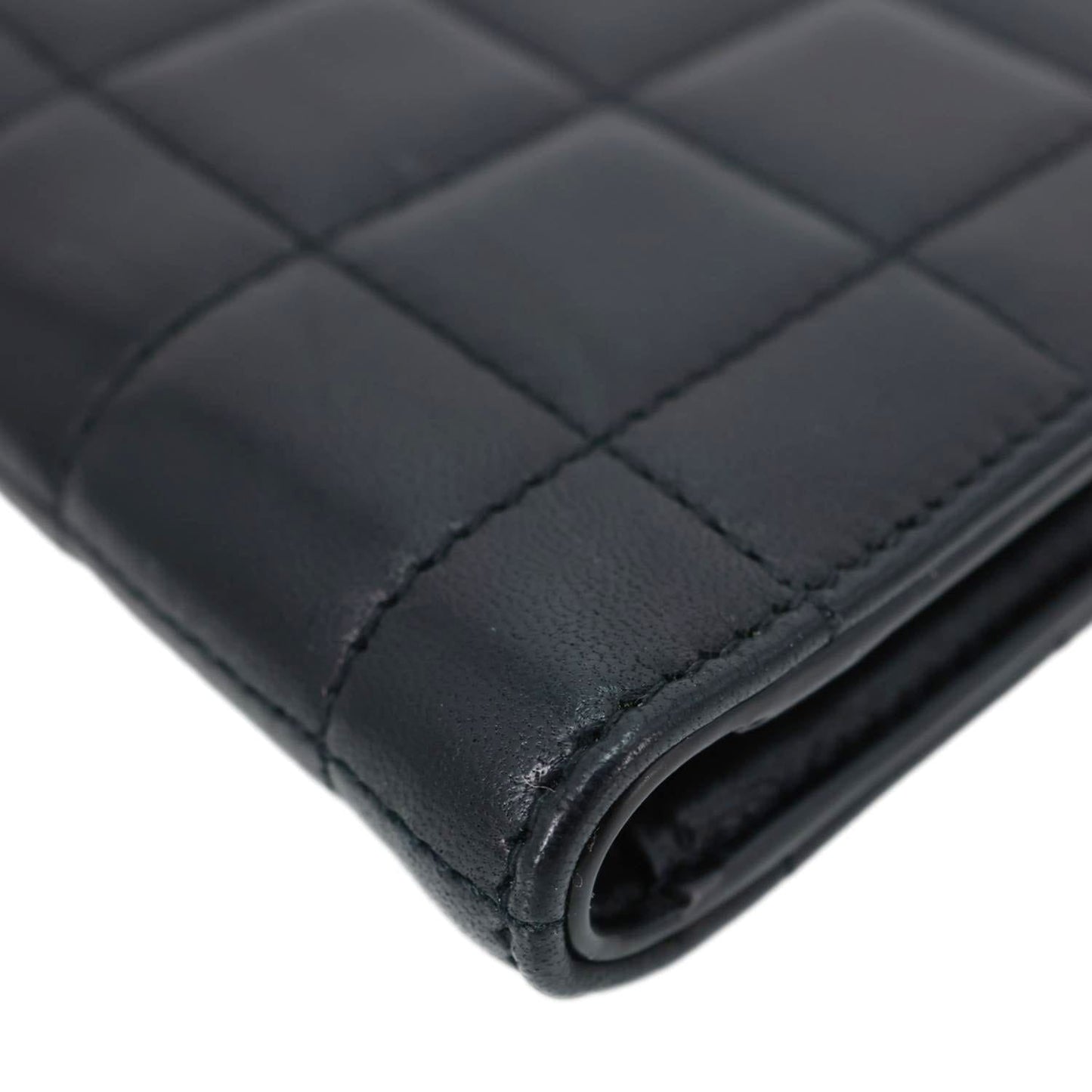 YVES SAINT LAURENT Leather Men's Bifold Wallet Black