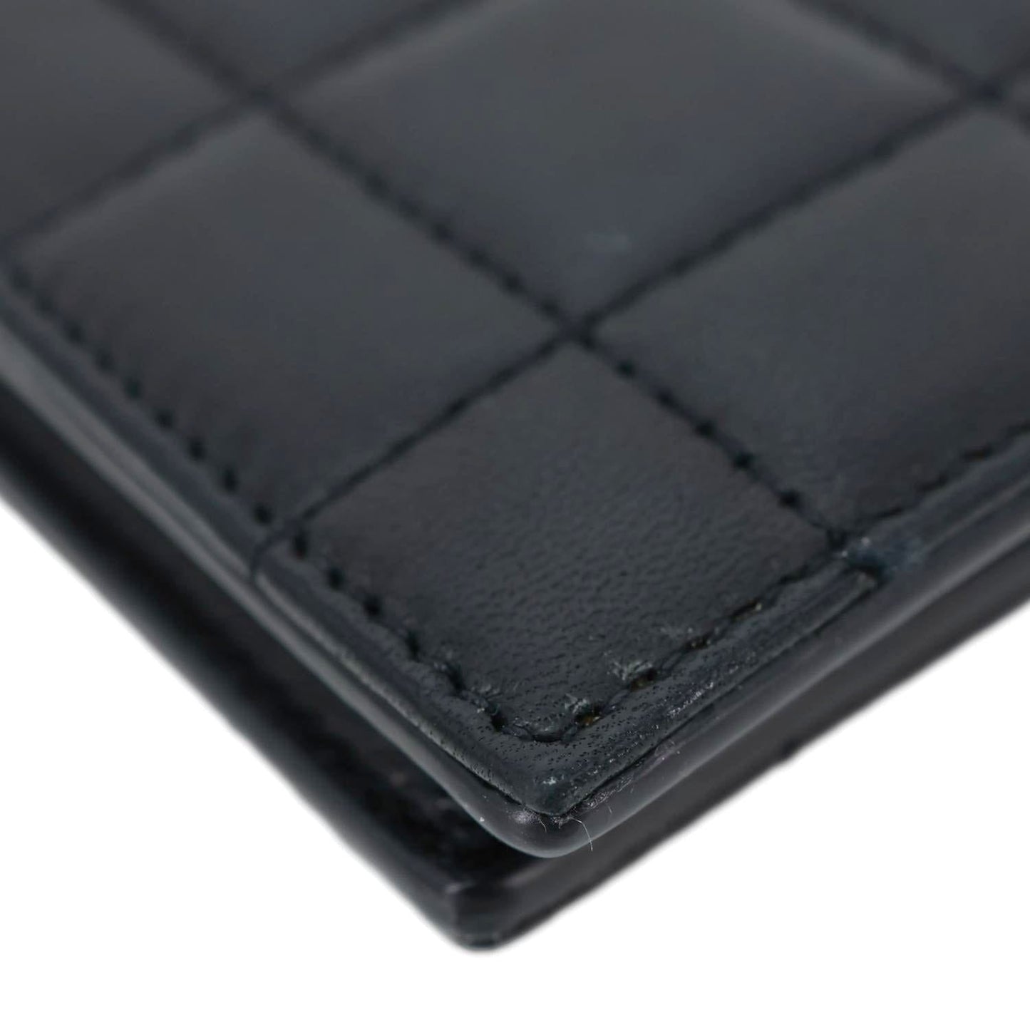 YVES SAINT LAURENT Leather Men's Bifold Wallet Black