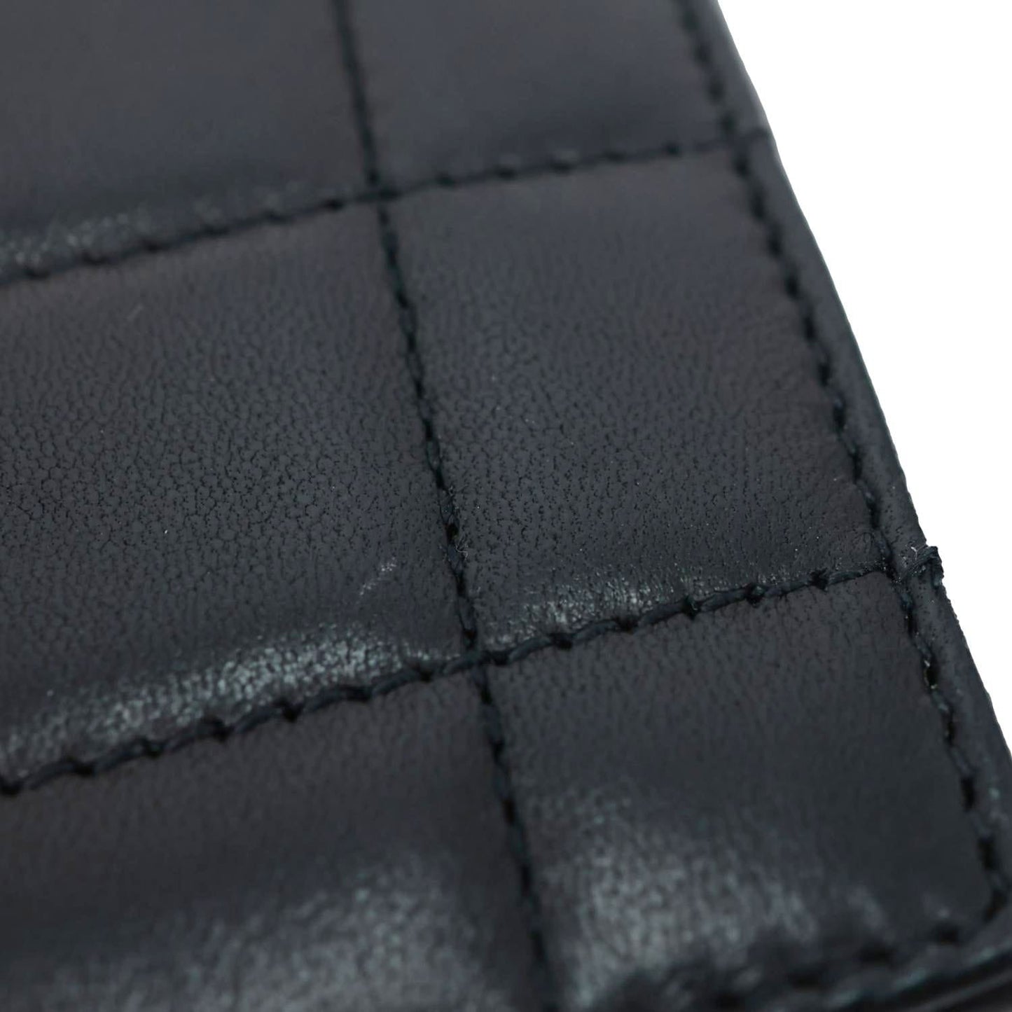 YVES SAINT LAURENT Leather Men's Bifold Wallet Black