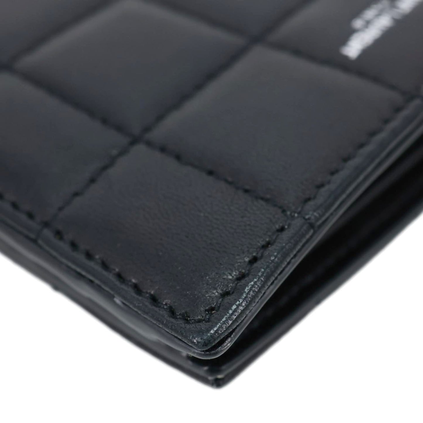 YVES SAINT LAURENT Leather Men's Bifold Wallet Black