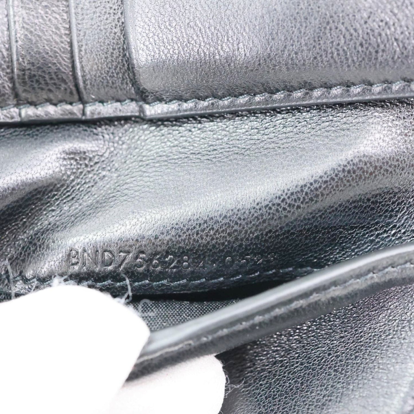 YVES SAINT LAURENT Leather Men's Bifold Wallet Black
