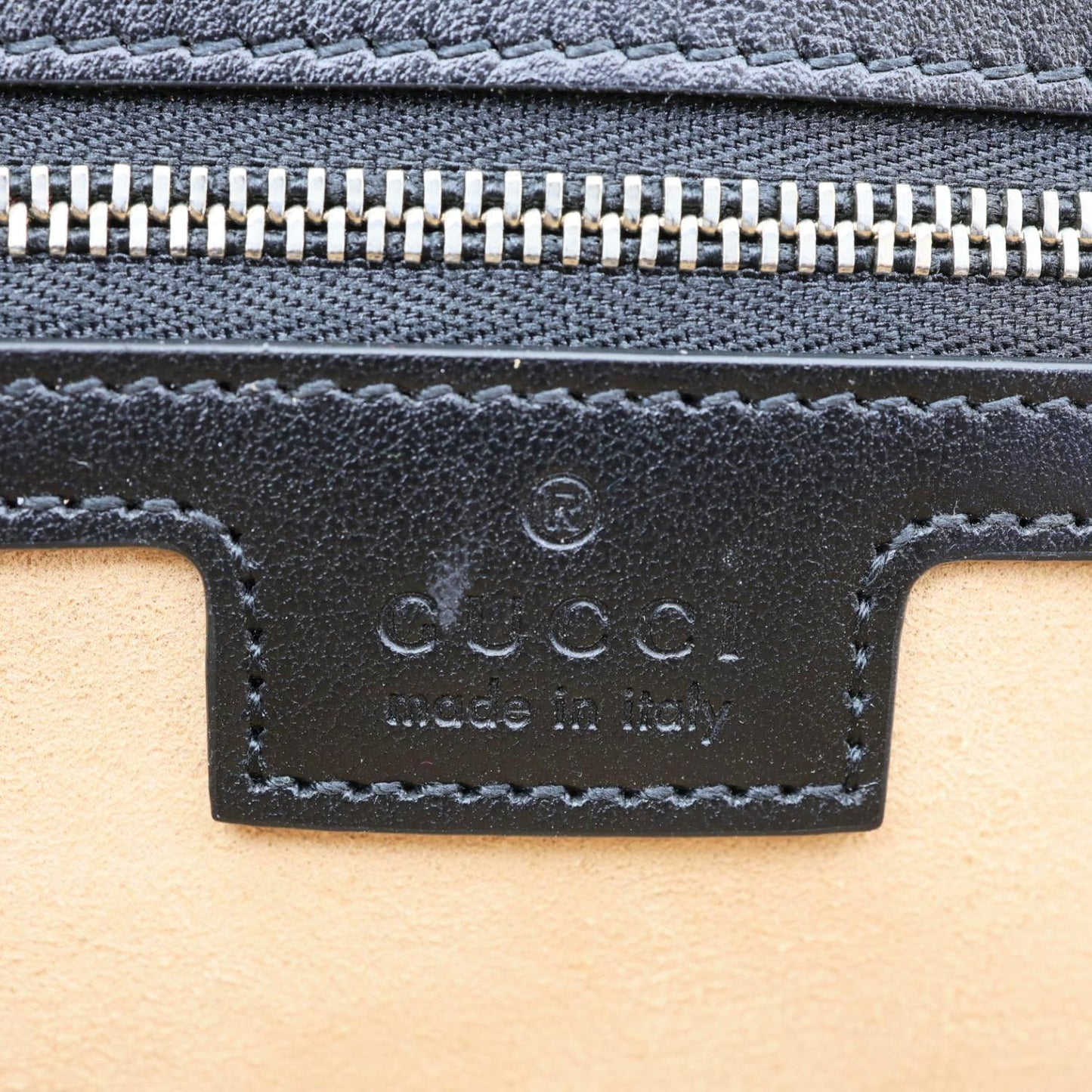 GUCCI GG Marmont Small Matelasse Leather Crossbody Bag Black 443497