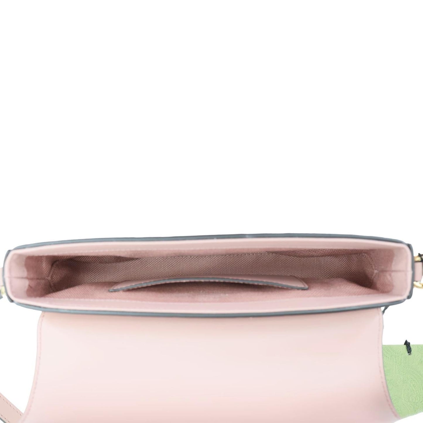 GUCCI Super Mini GG Embossed Leather Shoulder Bag Pink 772794