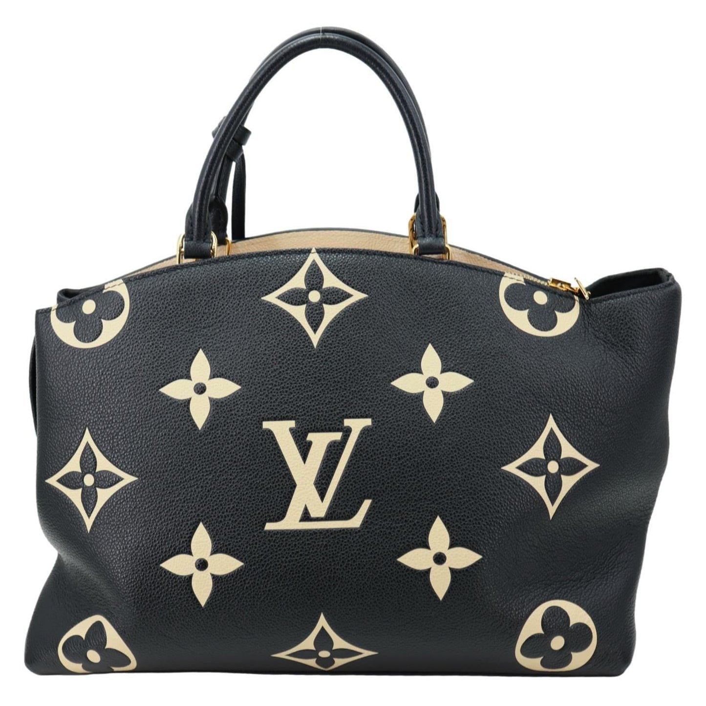 LOUIS VUITTON Grand Palais Monogram Empreinte Leather Shoulder Bag Bicolor