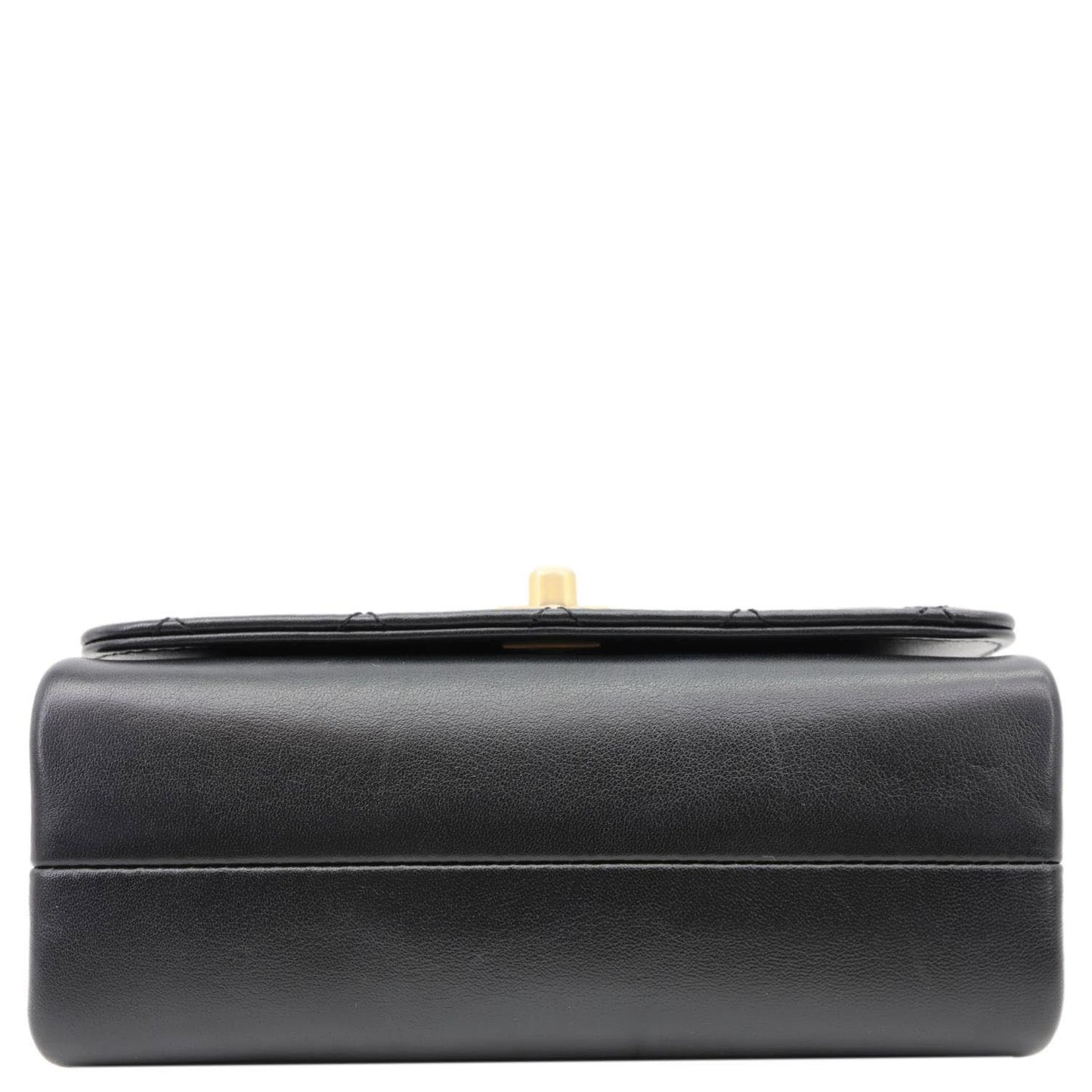CHANEL Pearl Boy Flap Mini Quilted Calfskin Leather Chain Crossbody Bag Black